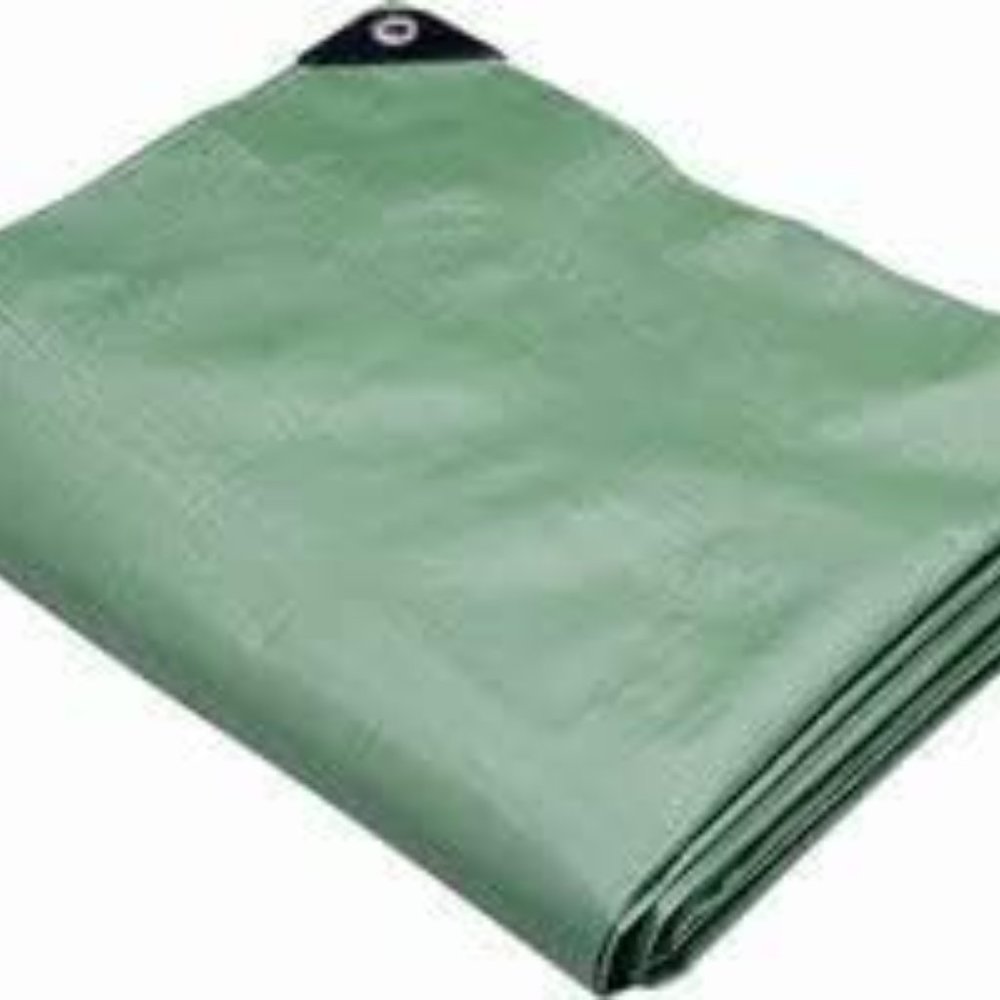 Comfitwear MTGB-50100 Heavy Duty Reversible Poly Tarp, 10 Mil, Green/Black